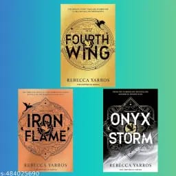Fourth Wing + Iron Flame + Onyx Storm (3 Book Set)