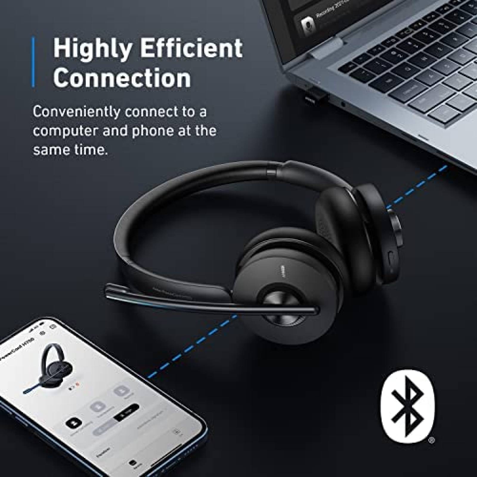 Anker PowerConf H700 Bluetooth Headset
