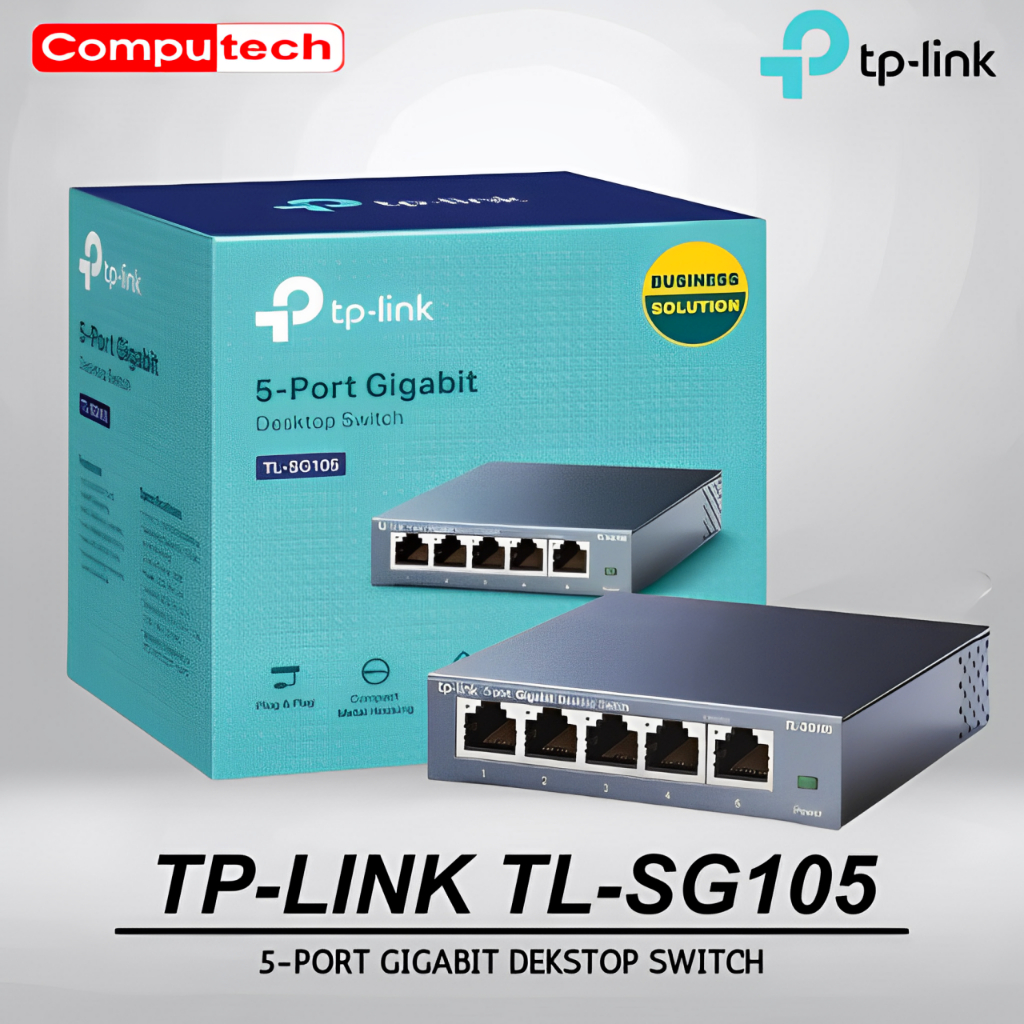 TP-Link TL-SG105 5-Port Gigabit Desktop Switch