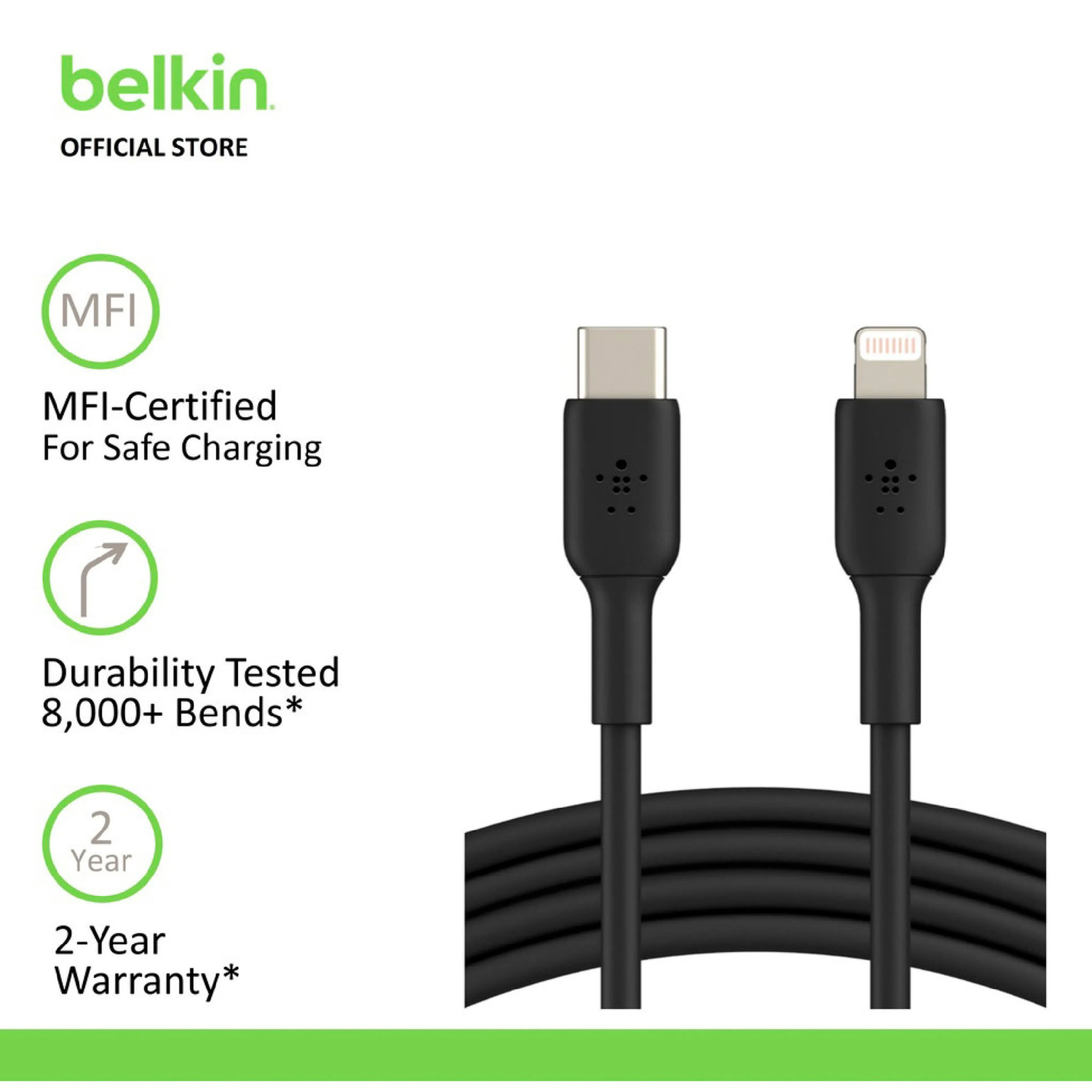 Belkin USB-C to Lightning Cable - 1m