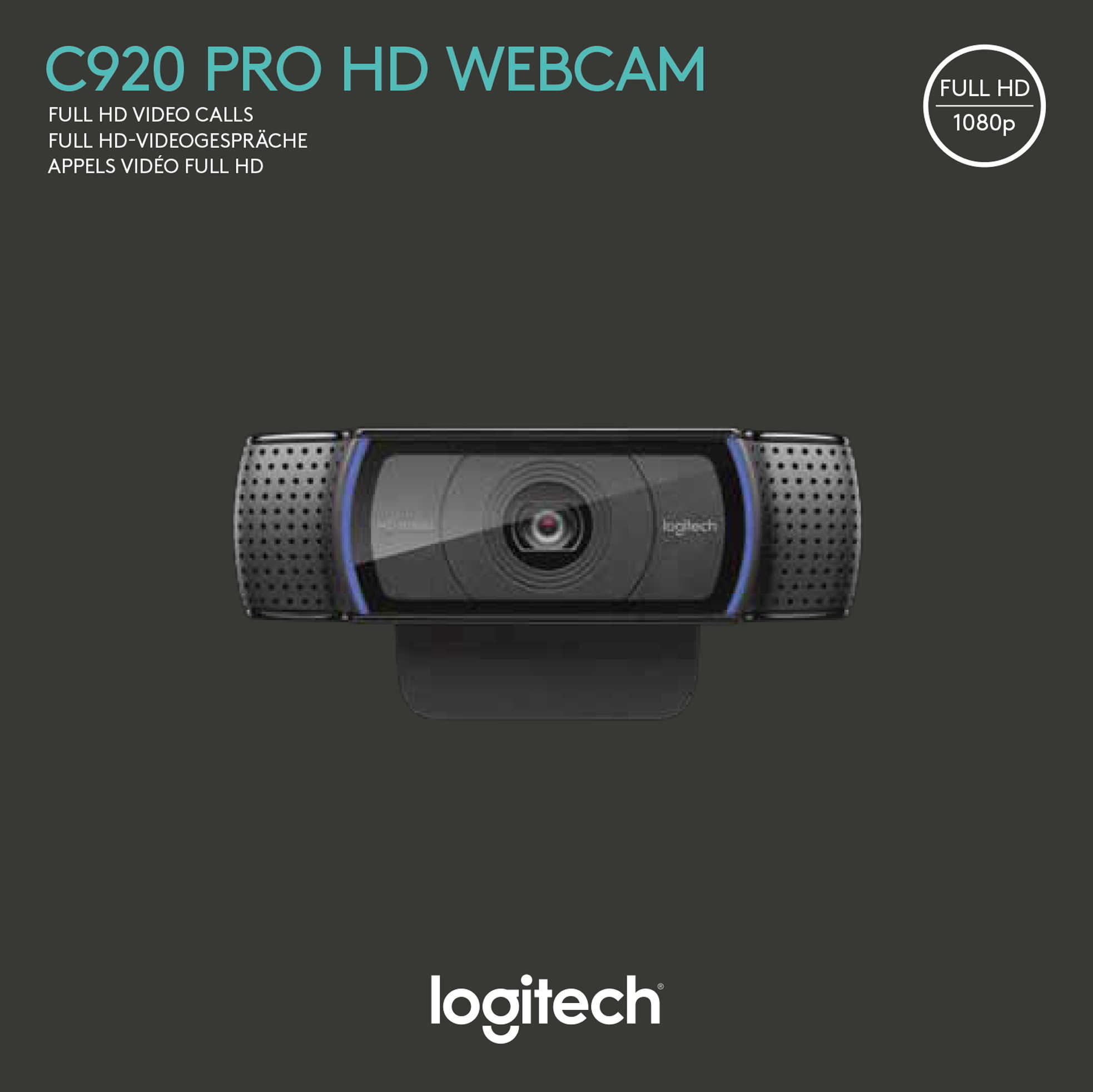 Logitech C920 HD Pro Webcam 1080p
