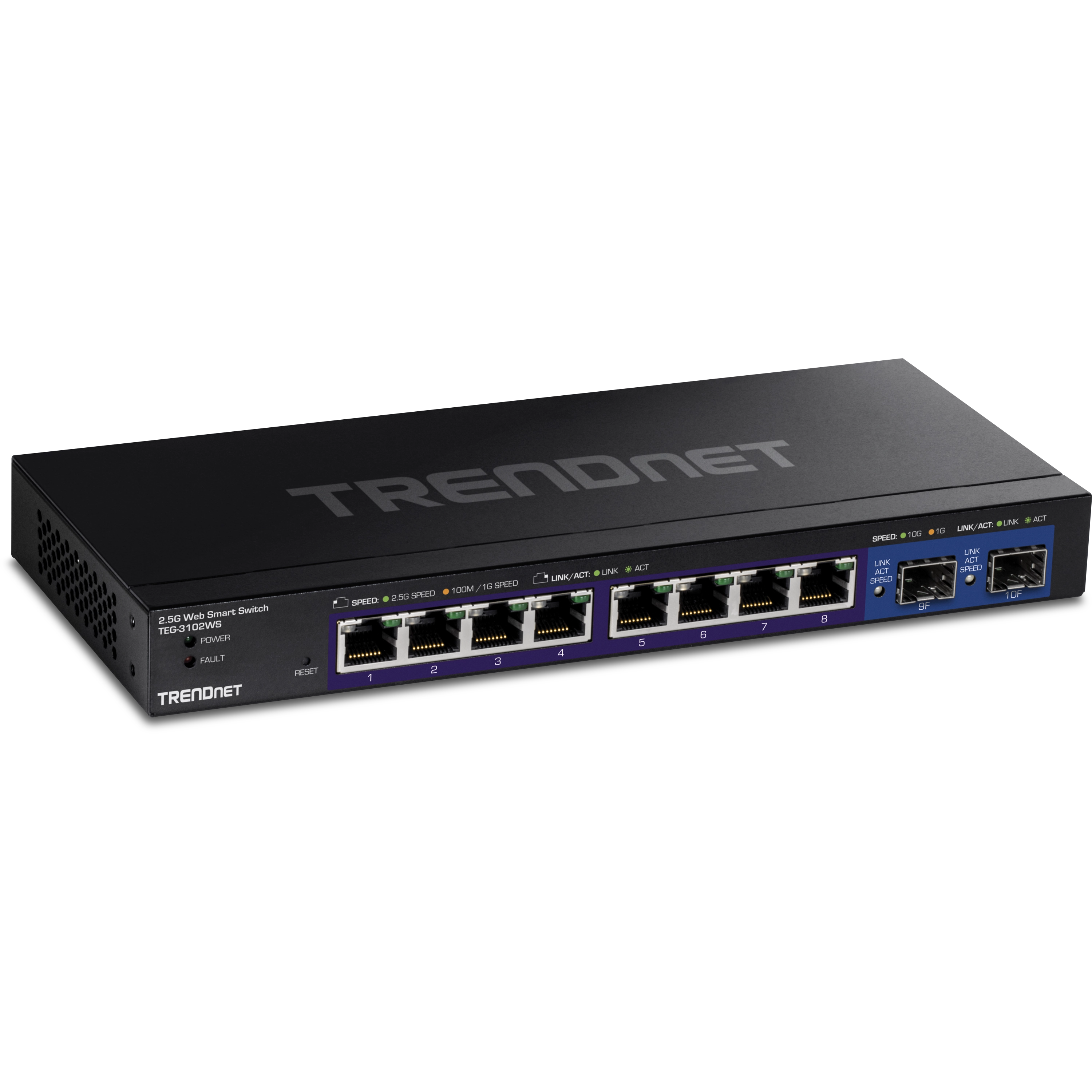 TRENDnet TEG-30102WS 10-Port 2.5G Web Smart Switch