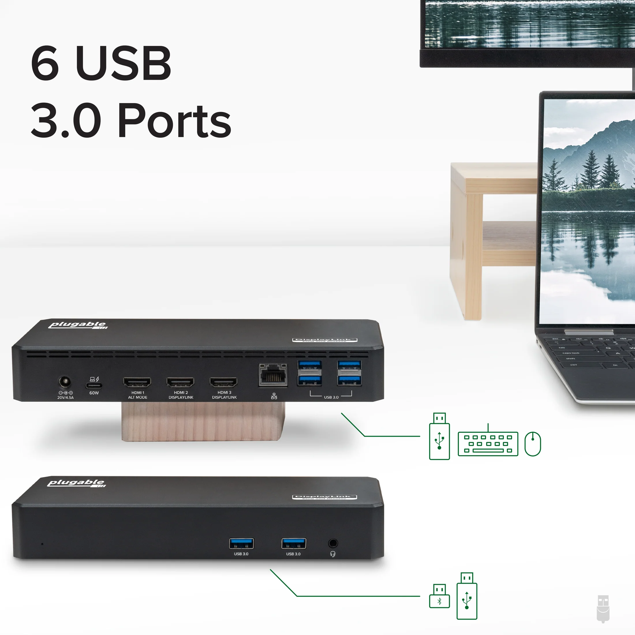 Plugable USB-C Triple Display Docking Station