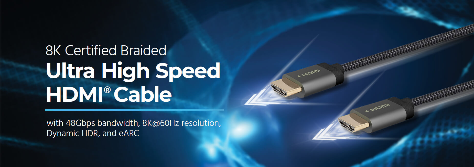 Monoprice 8K Ultra High Speed HDMI Cable - 2m