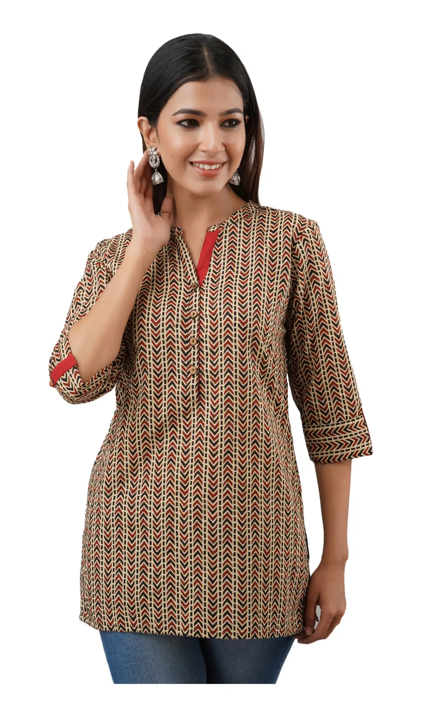 Jaipurethnicwaves Cotton Tunics - Beige