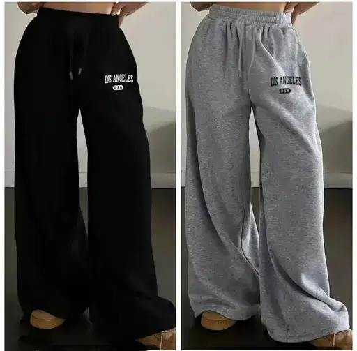 CLOTHINA Women Knitted Casual Trousers ( Multicolor )