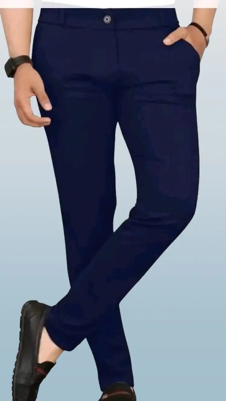 CIVIRA STYLE Slim Men's Formal Trouser - Blue ( Pack of 1 )