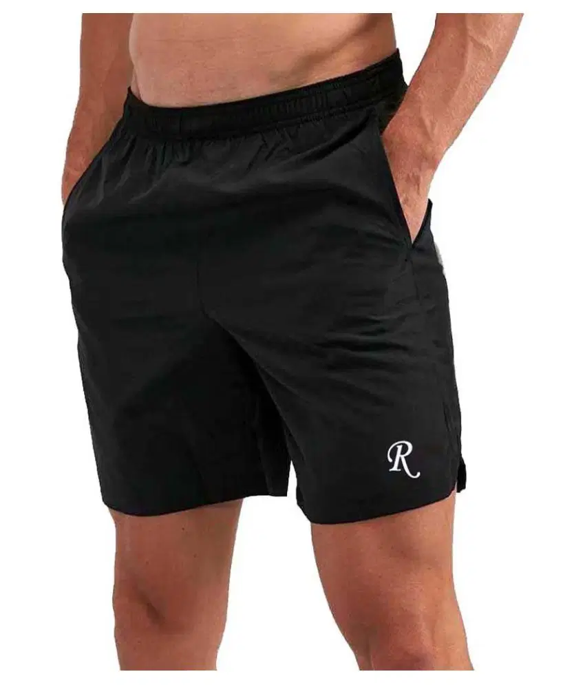 REVIEW Black Polyester Men's Shorts ( Pack of 1 )