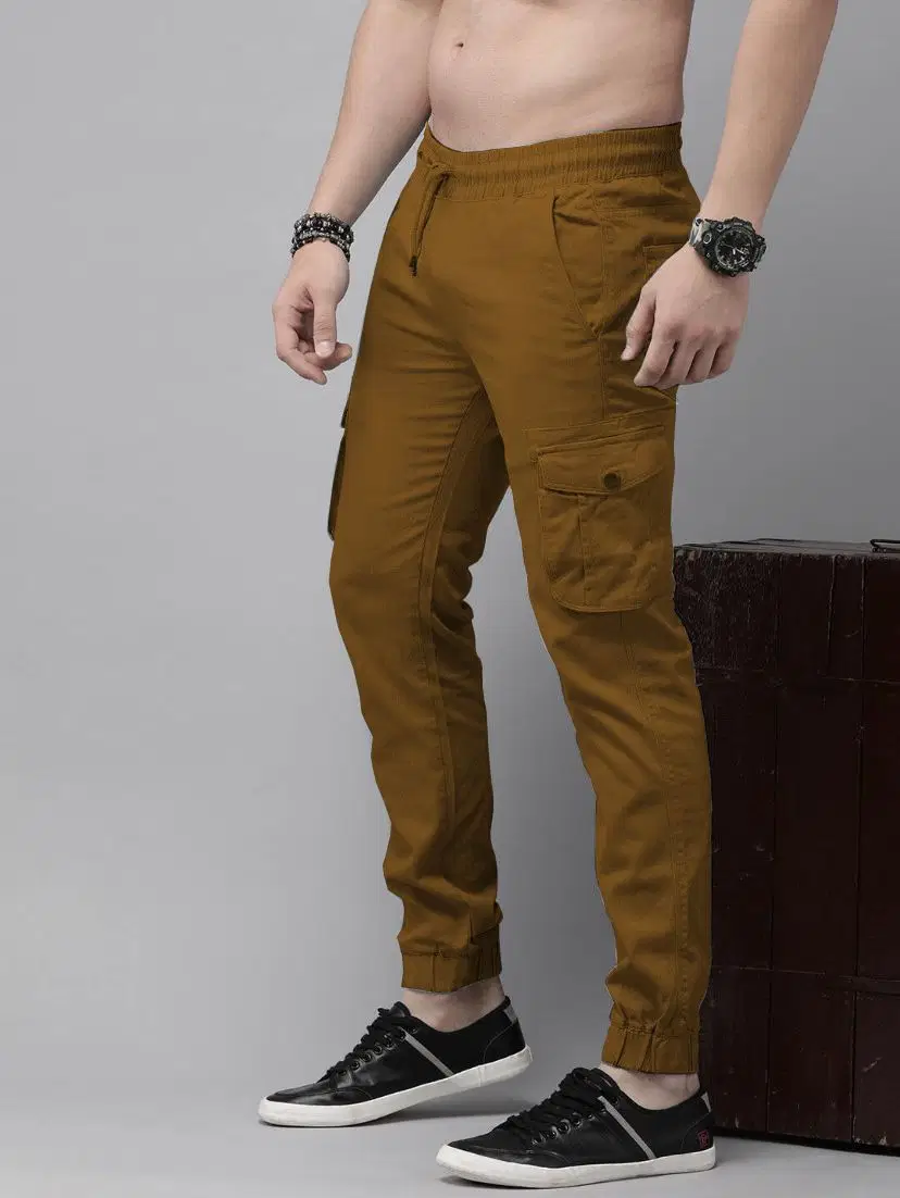 UNIEXEE Slim Men's Cargos - Brown ( Pack of 1 )