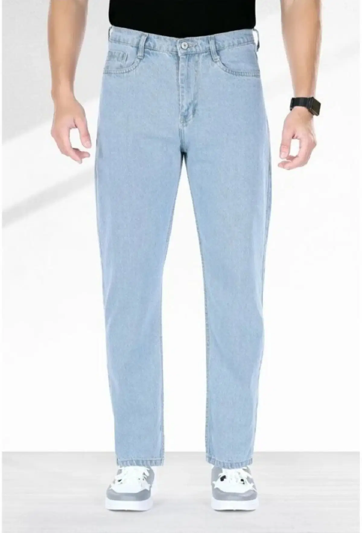 GF Solid Men's Jeans - Light Blue ( Pack of 1 )