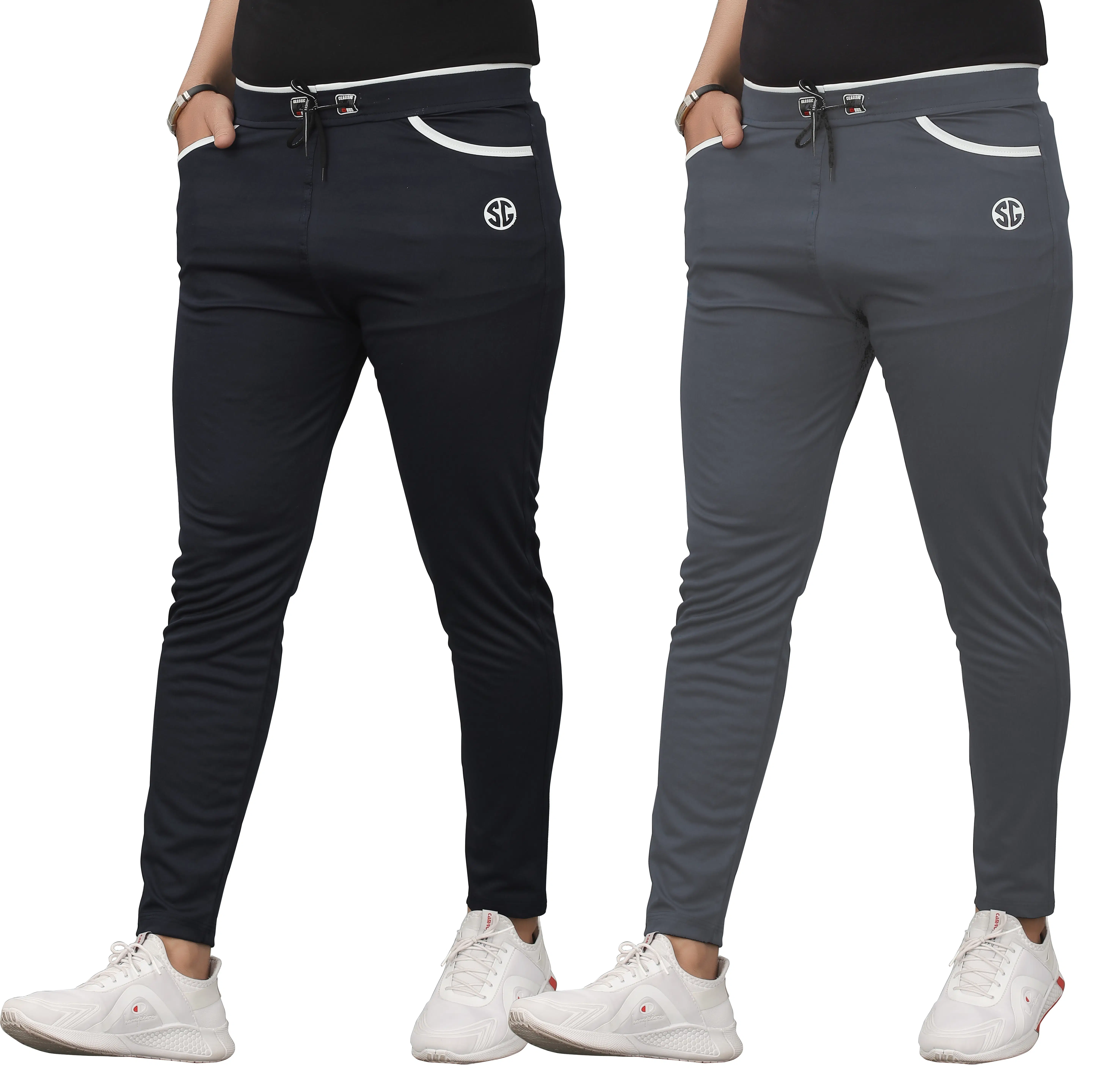 JackMail Multicolor 2 Lycra Men's Trackpants ( Pack of 2 )