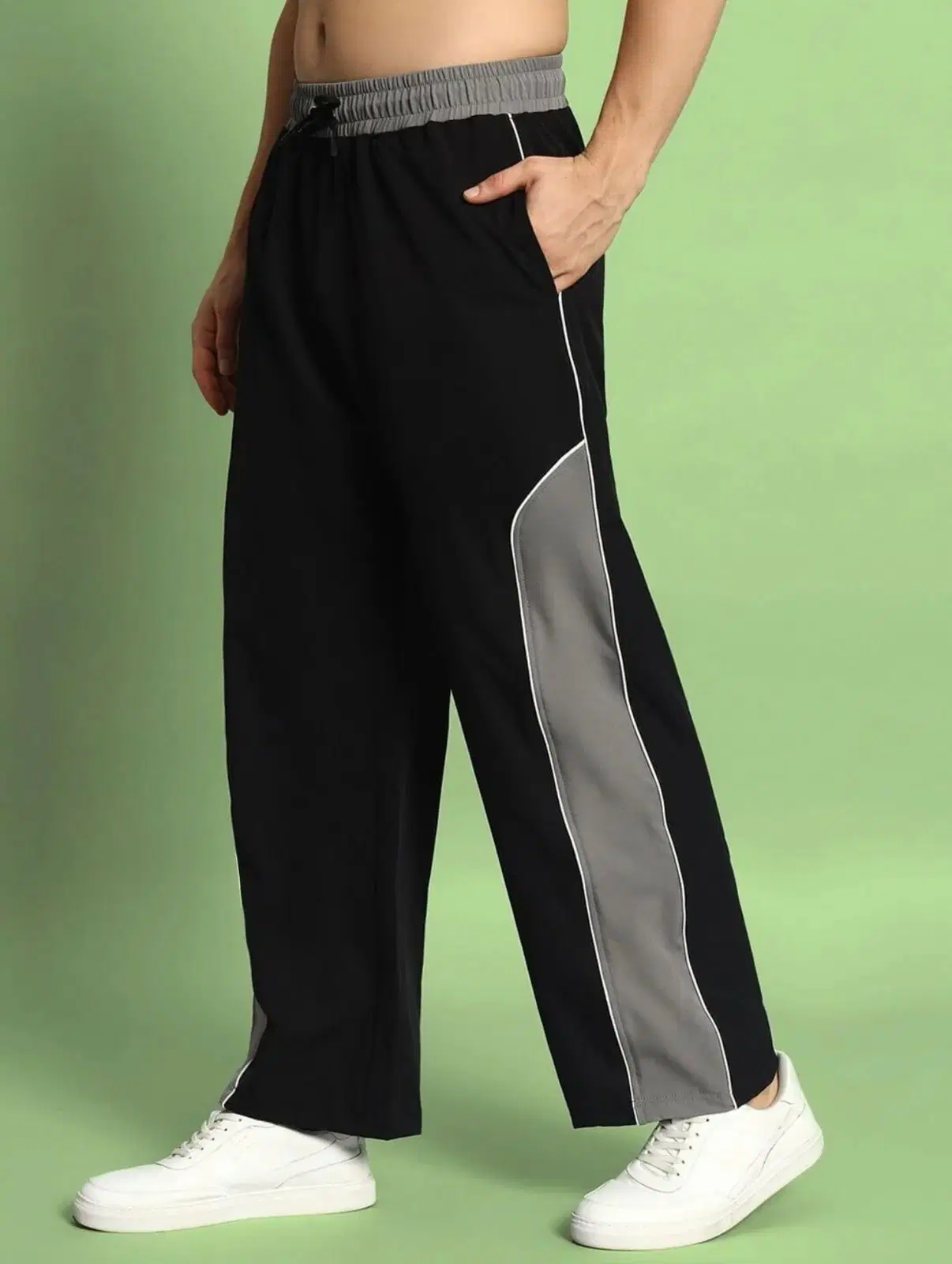 Imsa Moda Regular Men's Trouser - Black ( Pack of 1 )