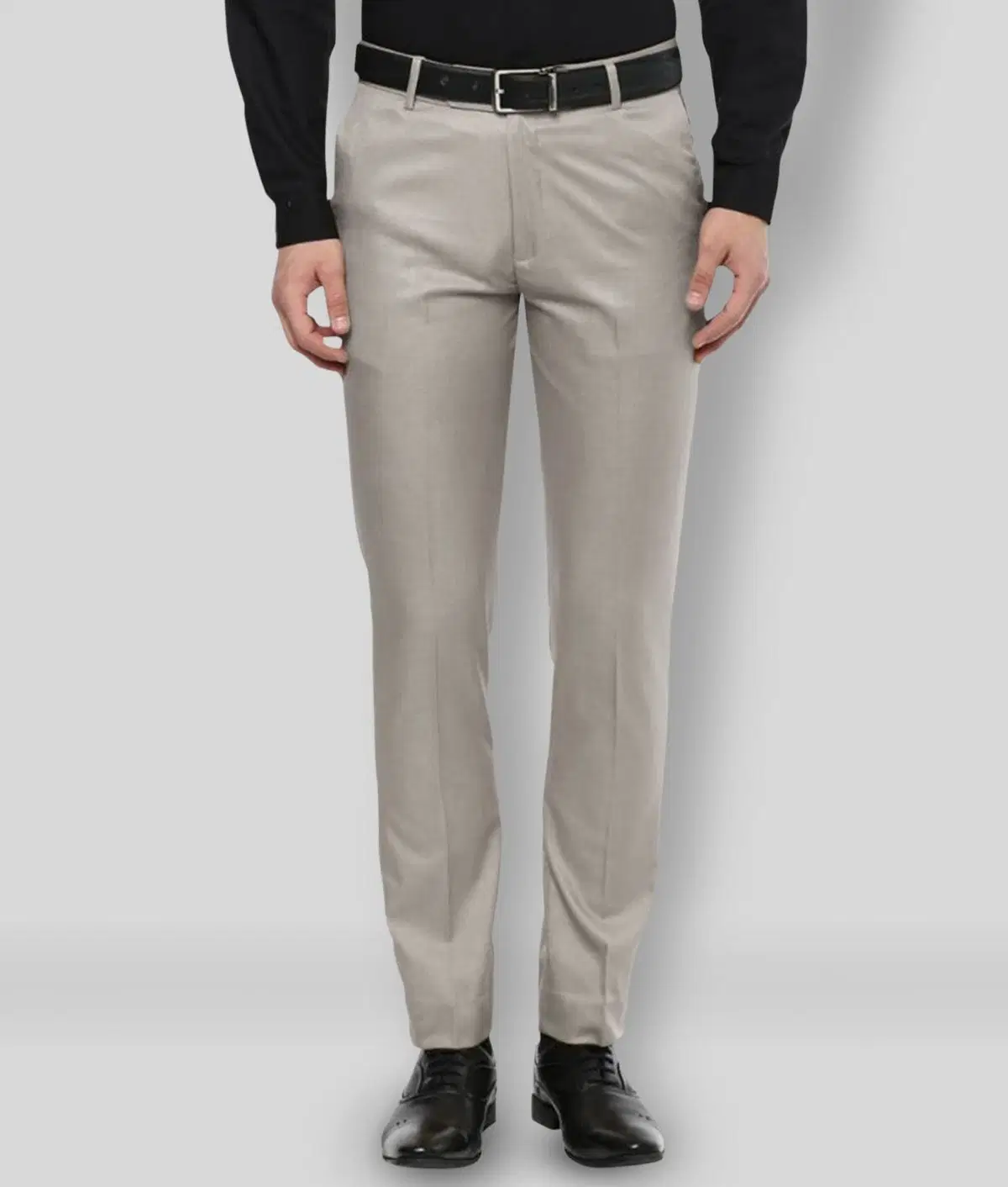 Inspire Clothing Inspiration - Beige Polycotton Slim - Fit Men's Formal Pants ( Pack of 1 )